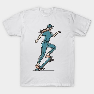 Skate Girl T-Shirt